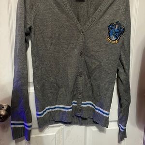 Harry Potter Ravenclaw Womens Cardigan Grey